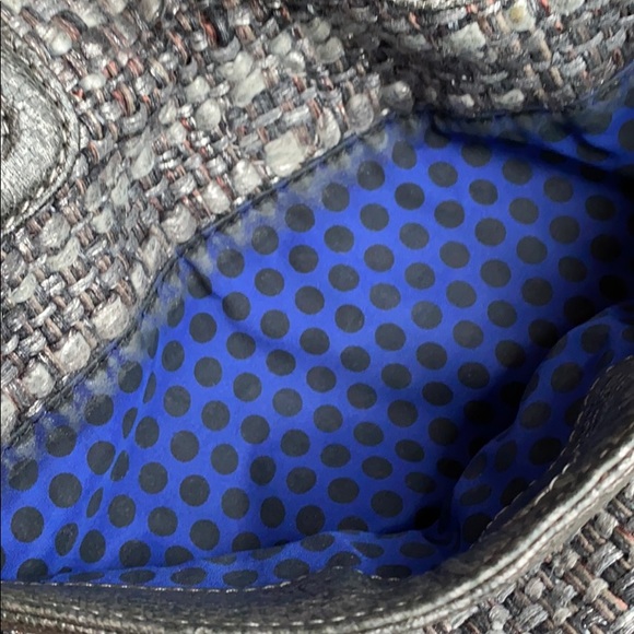 Rebecca Minkoff bombe metallic tweed bag